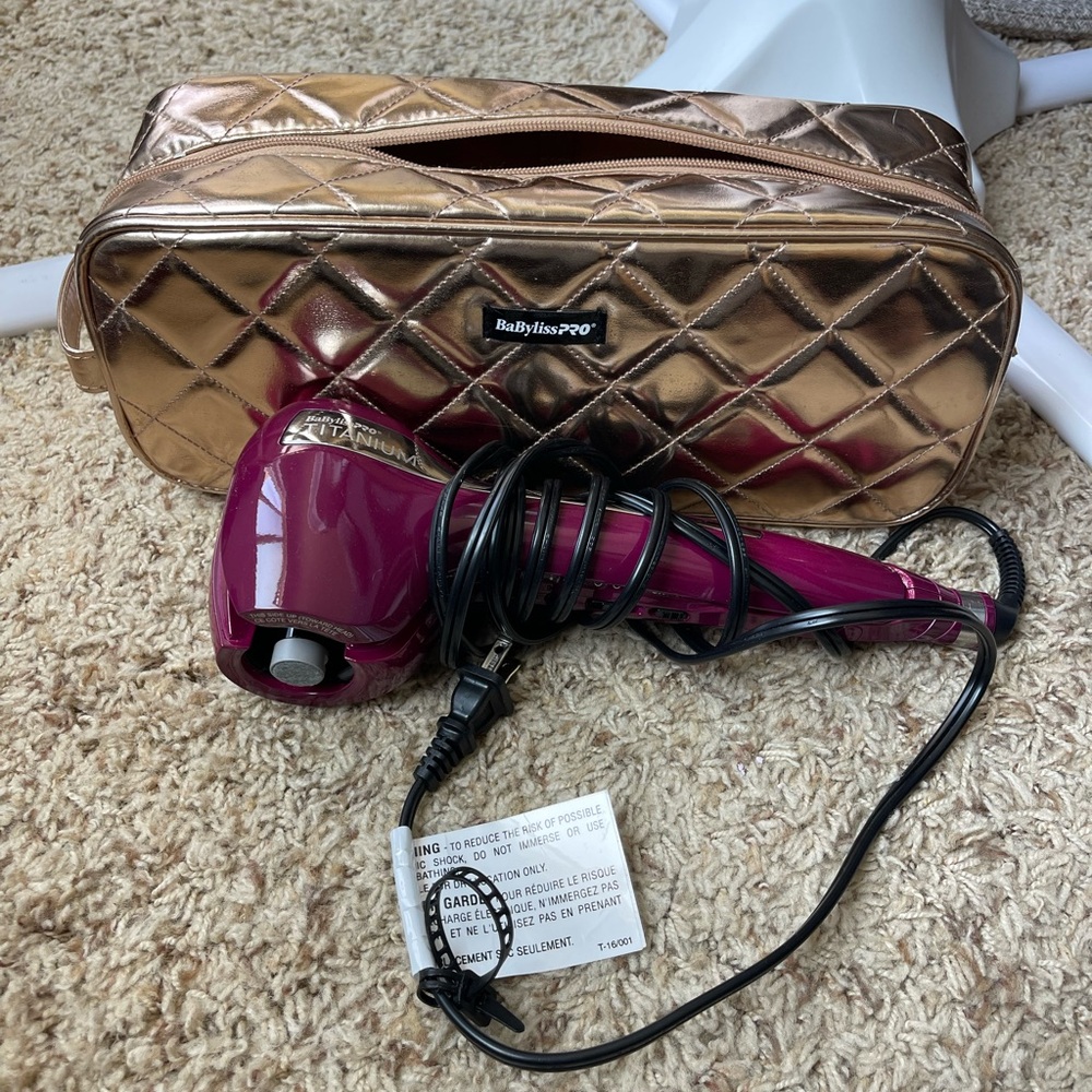 BaBylissPro Titanium hair curler